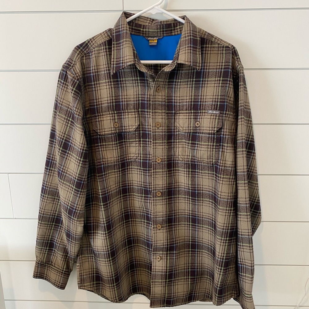 Men’s Eddie Bauer Flannel Size L